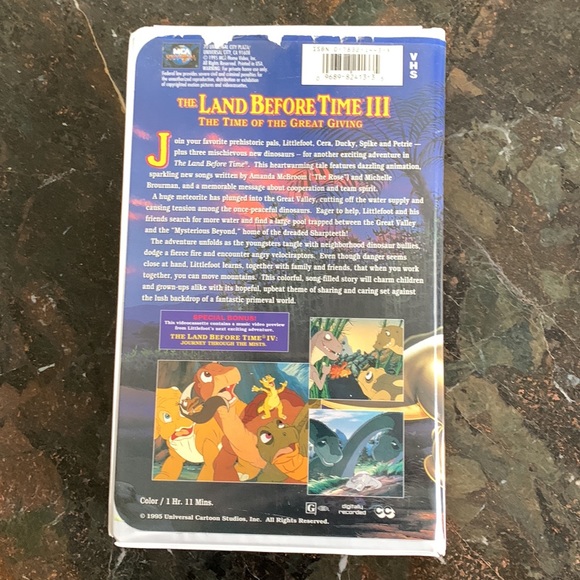 The Land Before Time lll VHS - Picture 2 of 4